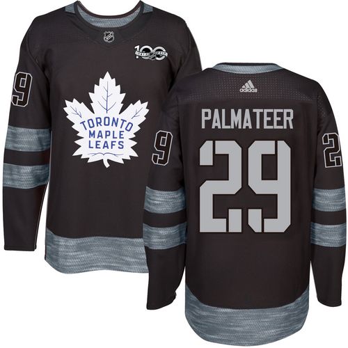 Adidas Maple Leafs #29 Mike Palmateer Black 1917-100th Anniversary Stitched NHL Jersey - Click Image to Close